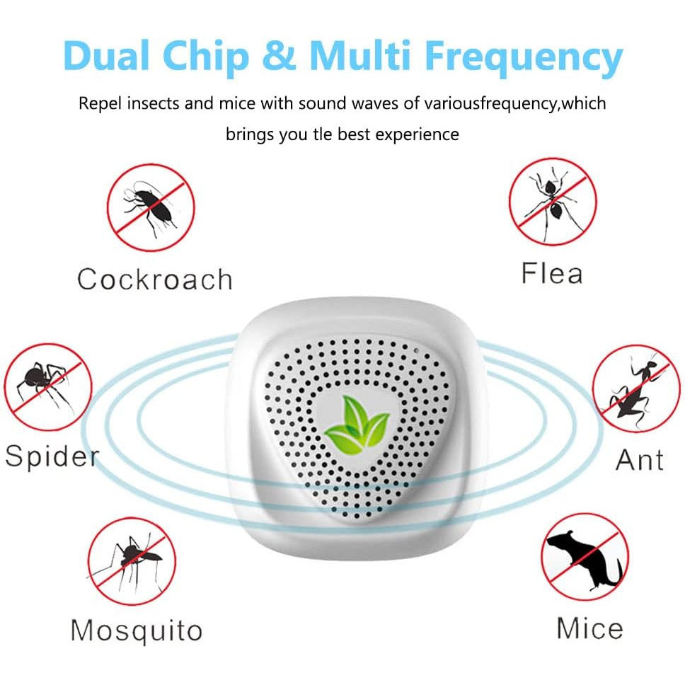 COODAY Ultrasonic Pest Repeller Plug-in, 4-Pack for Mosquitoes, Rodents, Insects